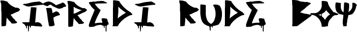 Rifredi Rude Boy Font
