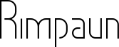 Rimpaun Font