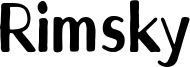 Rimsky Font