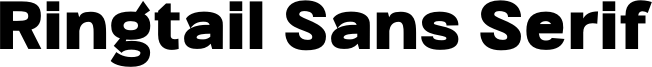 Ringtail Sans Serif Font