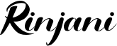 Rinjani Font