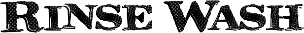 Rinse Wash Font