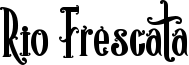 Rio Frescata Font