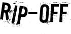Rip-off Font