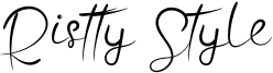 Ristty Style Font