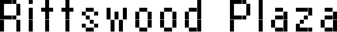 Rittswood Plaza Font