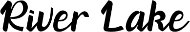 River Lake Font