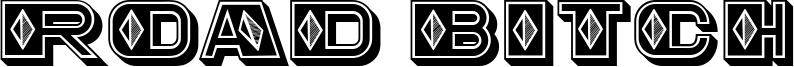 Road Bitch Font