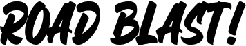 Road Blast! Font