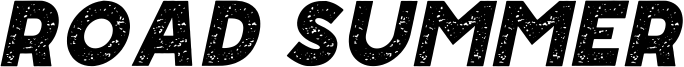 Road Summer Font