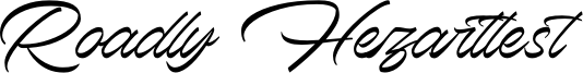 Roadly Hezarttest Font