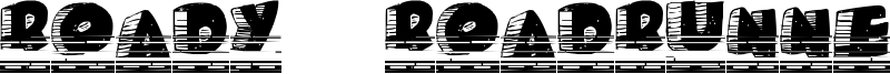 Roady Roadrunner Font