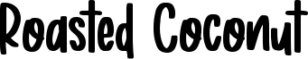 Roasted Coconut Font