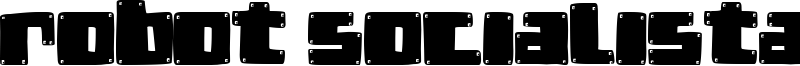 Robot Socialista Font