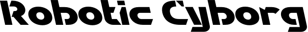 Robotic Cyborg Font