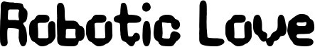 Robotic Love Font