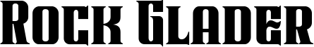 Rock Glader Font