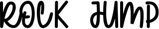 Rock Jump Font
