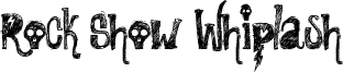 Rock Show Whiplash Font