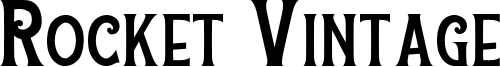 Rocket Vintage Font