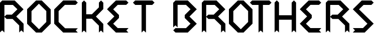 Rocket Brothers Font