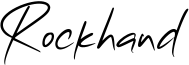 Rockhand Font