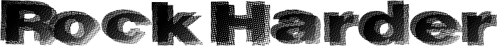Rock Harder Font