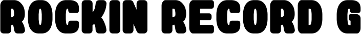 Rockin Record G Font