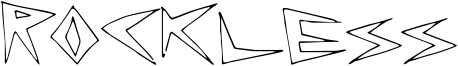 RockLess Font