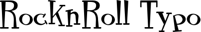 RocknRoll Typo Font