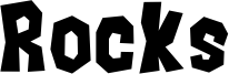 Rocks Font