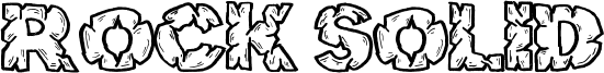 Rock Solid Font
