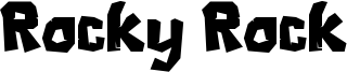 Rocky Rock Font