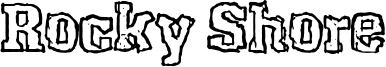 Rocky Shore Font