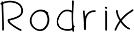 Rodrix Font