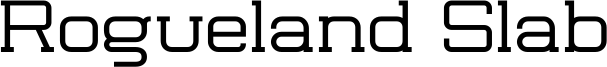 Rogueland Slab Font