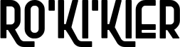 Ro'Ki'Kier Font