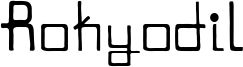 Rokyodil Font
