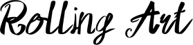 Rolling Art Font