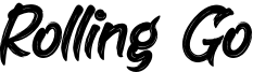 Rolling Go Font