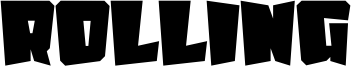 Rolling Font