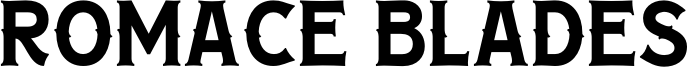 Romace Blades Font