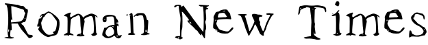 Roman New Times Font