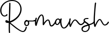 Romansh Font