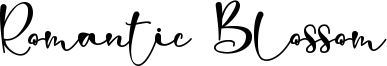 Romantic Blossom Font