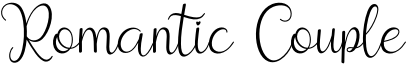 Romantic Couple Font
