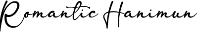 Romantic Hanimun Font