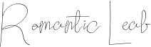 Romantic Leaf Font