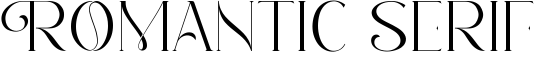 Romantic Serif Font