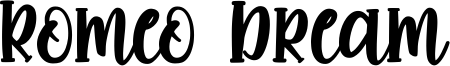 Romeo Dream Font